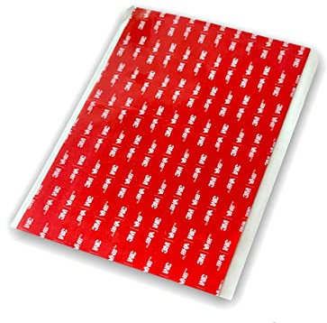 Dpm tapes VHB - Hoja de cinta adhesiva de doble cara extrafuerte, resistente al agua y a altas temperaturas, para automóvil, hogar y oficina, se puede cortar a medida (200 mm x 150 mm)