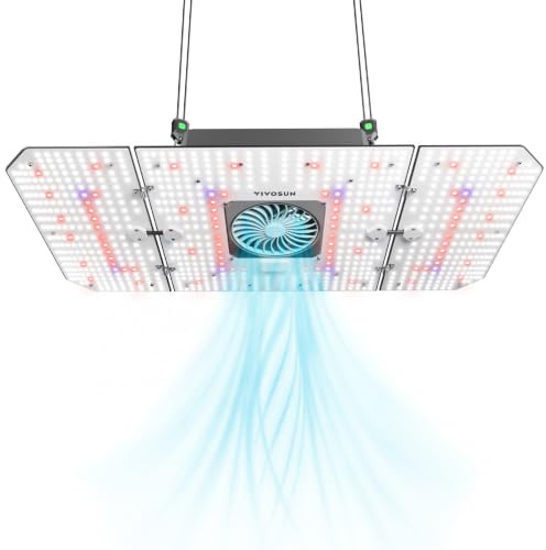 VIVOSUN AeroLight SE Wing 200W Pflanzenlampe mit Integriertem Ventilator