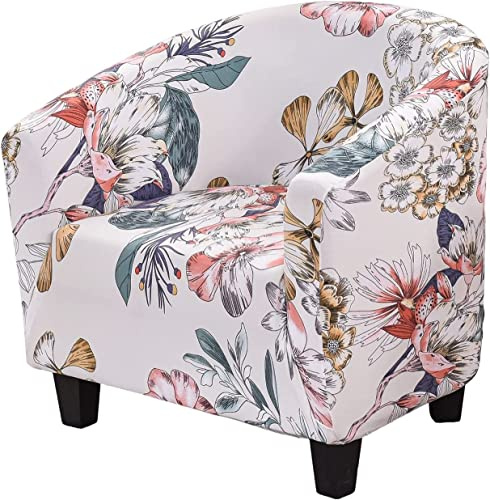 uyeoco Sesselüberwürfe Sesselschoner Sesselbezug Jacquard Clubsessel Elastisch Stretch Sesselhusse für Cafe Stuhl Sessel (Color : #17)
