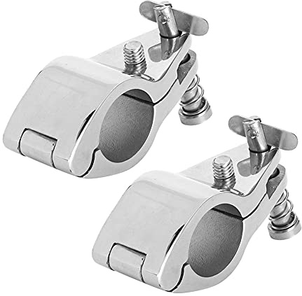 Yosoo Health Gear 2 Pz 316 Acciaio Inossidabile Marine Jaw Slides Barca Incernierato Superiore Scorrevole Hardware Raccordi Bimini Top22mm 25mm 30mm 32mm Opzionale