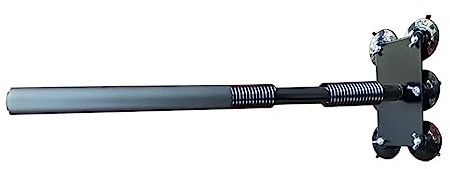 YANBI Wing Chun Dummy Wing Chun Dummy mit 2 Stück Feder, An Der Wand Montierte Federpfähle für Den Innenbereich, Tragbarer Tai-Chi-Stick für Wände oder Harte Zementoberflächen, Einfach zu Montieren