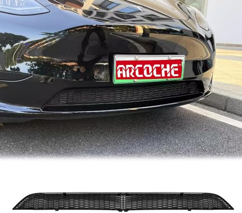 Arcoche Nätgallerskydd för Frontgrill, för Tesla Model Y 2020–2024, luftinloppsgaller, stötfångargaller-skydd från Tesla Model Y-tillbehör
