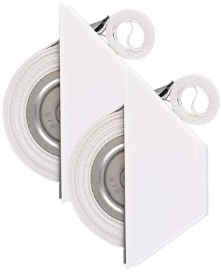 2 x INOVATEC Rollladen Halbeinlass Gurtwickler weiß Mini 5 m Gurtband