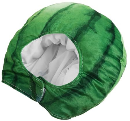 VALICLUD Wassermelonen Hut Plüsch Lustiger Party Selbstporträt-hut Für Erwachsene Und Teens Für Feiern Und Fotorequisiten Hautfreundlich Und