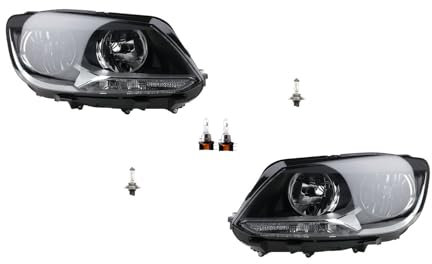 Johns, Scheinwerfer Set Hauptscheinwerfer passend für VW Touran 1T L R H15 mit H7 2010-