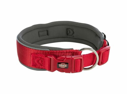 Trixie Premium-Hundehalsband, Graphitrot, M/L, 40-48 cm, Marke: Trixie - EAN: 4053032658646
