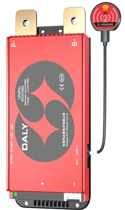 DALY BMS 12V 4S 150A LiFePO4 - Smart Bluetooth Battery Protection Board for 12 Volt Lithium Battery Pack RV Portable Power Station