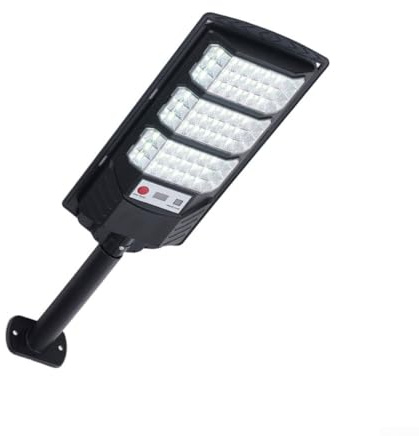 Luce stradale solare integrata con sensore di movimento, lampada esterna impermeabile a LED per giardino e aree rurali, alimentata da energia solare, nessun cablaggio richiesto (300 W)