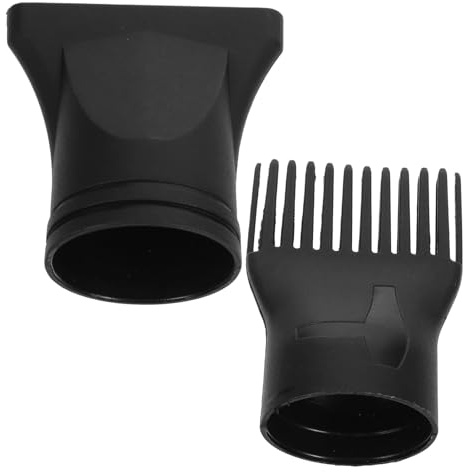 ifundom Phon in Plastico Nero Beccuccio Design Multifunzionale Silicone 2 Pezzi e Distribuzione Uniforme del Calore per Styling Chioma e Cura Professionale