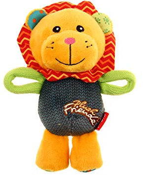 GiGwi PlUSh Friendz Squeaker 6147 - Giocattolo per cani con leone