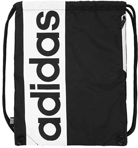 adidas Originals Court Lite Rucksack, Unisex-Erwachsene, Court Lite Sackpack, Court Lite Sackpack, schwarz/weiß, Einheitsgröße
