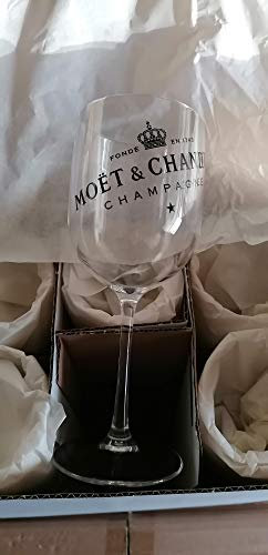 LOT 6 VERRES A CHAMPAGNE ACRYLIQUE - MOET CHANDON - NEUF // ATTENTION PAS EN VERRE