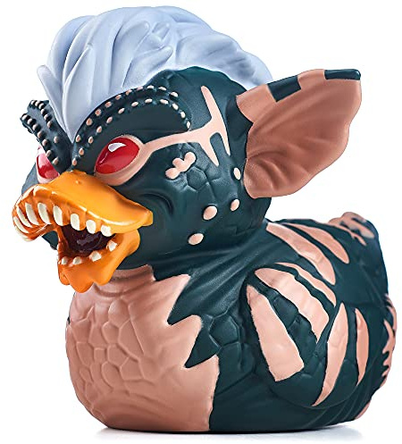 TUBBZ Gremlins Stripe Sammelfigur Ente – Offizielles Merchandise – Einzigartige Limited Edition Sammler Vinyl Geschenk NS2908, Gestreift | Offiziell lizenzierte Gremlins Merchandise - Vinyl-Figur mit Badewannen-Display, Horror-Figur, Neuheit Geschenk & Jeep