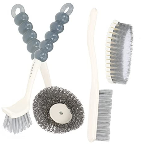 PartyKindom 4stücke Reinigungsbürsten Für Badezimmer Und Küche Peeling Griff Design Tragbar Und Kompakt Langlebige Haushaltsbürsten Für Effektive