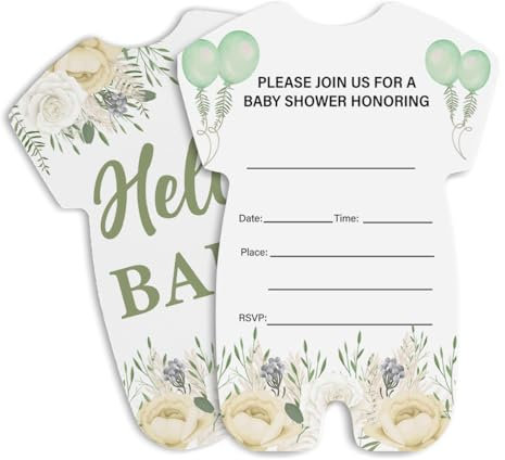 LyoGao Einladung zur Babyparty 1601