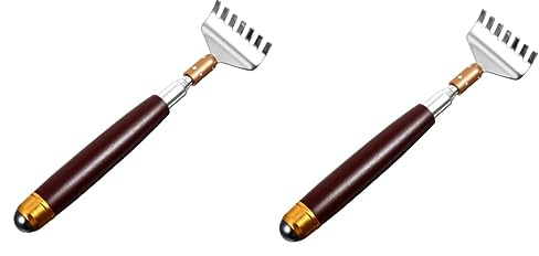 Beavorty 2stücke Telescopic Rückenkratzer Ausziehbarer Handheld- Für Effektive Juckreizlinderung Für Rücken Und Fußmassage Langlebig Und Praktisch