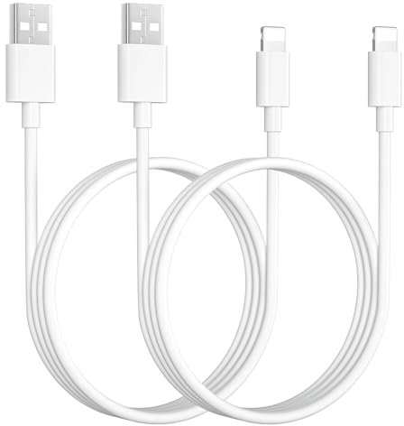 KINPEE iPhone Ladekabel 1M 2Pack[MFi Zertifiziert], USB Lightning Kabel iPhone Ladekabel Original Schnellladekabel iPhone Kabel für iPhone 14 13 12 11 Pro Max XS XR X 8 7 6 5 SE, iPad, iPod, AirPod