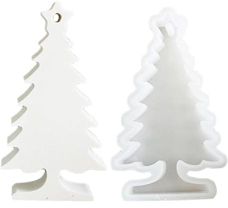 Weihnachtsbaumform, Weihnachtsbaumkerzenform – Silikonform für Weihnachtsbaum-Kerzenhalter | Wiederverwendbarer Kerzenstab, Kunsthandwerk Werkzeuge, Tannenzbaumschmuck für Kerze von a