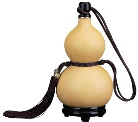 Gourdes d'eau séchées naturelles artisanales calabash ornement couvercle bureau avec décoration de Noël boissons décor S0t1 cadeau