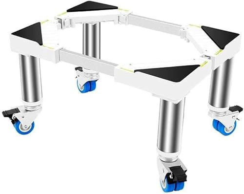 XCKJYDCDB Podest FüR Klimaanlage,Waschmaschine Sockel,Desinfektionsschrank - Untergestell Chiller Podest Mopp Pool Sockel Fuß,Waschmaschine,Mit RäDer (30cm)
