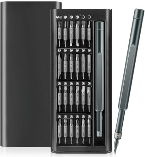 Lociban Feinmechaniker Schraubendreher Set, 49 in 1 Kleines Schraubendreher-Set, Mini Werkzeug Set, Reparatur Kit für Macbook, Laptop, PS4, PS5, PC, iphone, Brille, Uhren, Switch,Xbox,usw