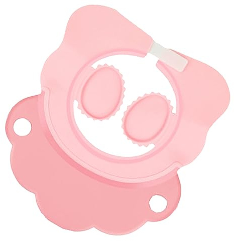 Homoyoyo Schutzhut für Babybad aus Silikon mit Cartoon-motiv Verstellbar für Augen vor Shampoo und Wasser für Duschen Haarschneiden und Sonnenschutz Passt Jeden Kinderkopf
