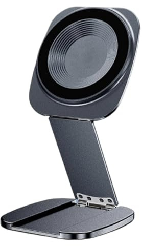 Generico Soporte magnético para teléfono móvil, base plegable para smartphone y tablet – Soporte giratorio para selfies de escritorio, para casa, exterior, coche, mujeres, hombres, gimnasio, selfies