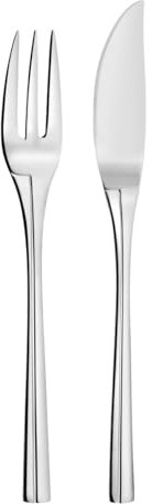 COUZON - Couverts à poisson pour 6 personnes - Persane - Acier inoxydable 18/10, Finition Miroir, Epaisseur 3 mm - Inox