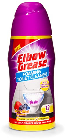 Elbow Grease Foaming Toilet Cleaner, Deep Cleaning Action, Berry Blast Fragrance, 500 G