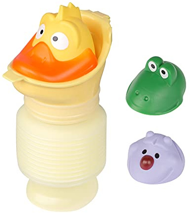 Urinoir Portable Enfant Bébé Potty Urinoir d'urgence Garçons Filles Toilettes Rétractable Bouteille Urinoi Anti Fuite pour Voiture Voyage Camping Chambre Nuit Formation Pee Pot à Urine (420ML)