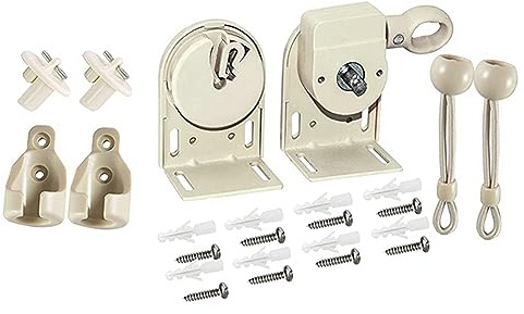 Qutsvosh Kit Supporto Fili, Staffa di Montaggio per Accessori per Tapparelle Avvolgibili da Interni/Esterni.