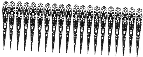 Healvian 40stücke Kostüm Fingernagel Ringe Lange Fingernägel Zubehör Für Halloween Cosplay Finger Schutz Dekoration Einfache Handhabung Für Fingergrößen Attraktive Accessoires Für