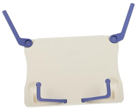 Faltbarer Blauer Notenständer aus Abs für Schreibtisch | Mehrwinkel Verstellbar, Kompakte Größe, Tragbar und Platzsparend, für Musikpartituren
