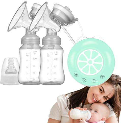 Tiralatte Elettrico, Pompa Per Latte Elettrico - Pompe Di Estrazione Del Tiralatte Con 2 Bottiglie Di Latte | Modalità Multiple, Tiralatte A Basso Rumore Per Nuove Madri E Mamme Postpartu