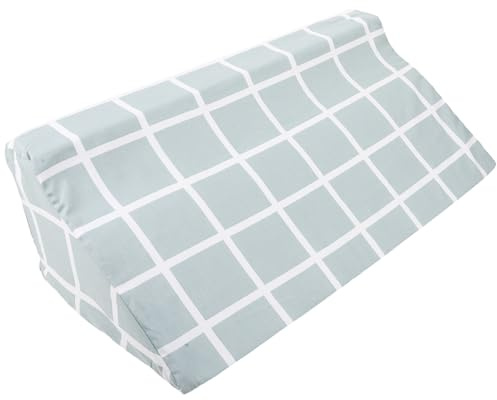 Ciieeo Cuscino a Cuneo Triangolare per Posizione del Corpo, Supporto Laterale per Pazienti, Cuscino Letto in Schiuma ad Alta Densità 50X25X15 CM Cerniera Lavabile, Ausilio per Ospedale e