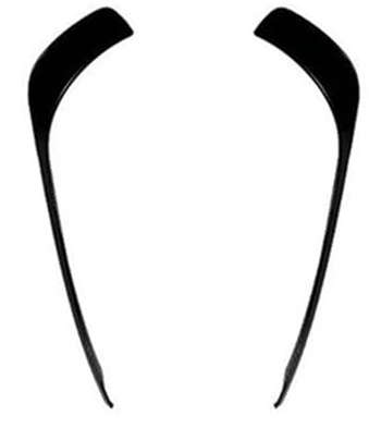 Paraurti Anteriori Spoiler Per Mercedes Per Benz A-Class W176 A180 A200 A250 A45 AMG 2013-2015 Spoiler paraurti anteriore(Up-Gloss Black)