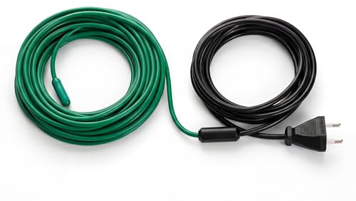 Romberg Pflanzenheizung Heizkabel L 10 m (8 m heizbar), 40 W, Winterschutz für Kübelpflanzen, Wurzeln & Pflanzentriebe, Gewächshausheizung 22–25°C, ideal für Terrarium, Palmen & Zimmergewächshaus