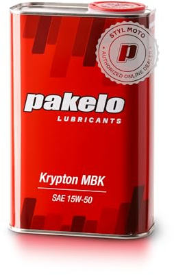 Pakelo 1 LT Olio LUBRIFICANTE Motore 4 Tempi 100% Sintetico Krypton MBK 15W-50