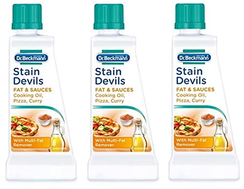Stain Devils (THREE PACKS) Dr Beckmann Cooking Oil, Pizza & Curry 50ml