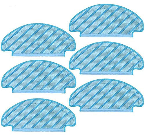 6 Reinigungstuch Wischtücher für Ecovacs DEEBOT OZMO N8, N8+, N8 Pro, N8 Pro+, für Ecovacs DEEBOT T8, T8+, T8 AIVI, T8 Max Roboter Staubsauger Zubehör Ersatzteile