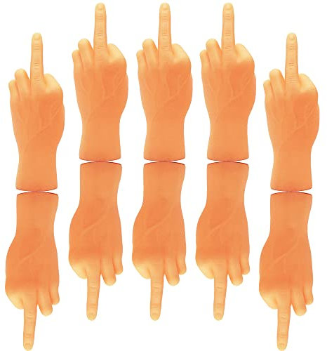 Ezebesta Winzige Hände Fingerpuppen Winzige Fingerhände Fingerpuppen Mini Finger Hände Set für Game Party