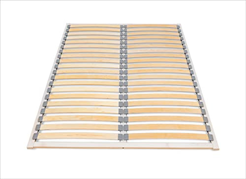 ECOFORM Economic – Lattenrost 120x200 Buchenholz Bettrahmen – Hochwertiger & langlebiger Lattenrost – Rahmen aus Holz - Ökologische Verpackung