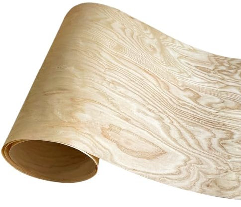 Yinxi 1 Stück natürliches Eschenfurnier, DIY-Möbel, Holztür, Boden, Stuhl, Furnier, Renovierung, Lautsprecher, Holzarbeit, handgefertigte Furnierplatte, Handwerk