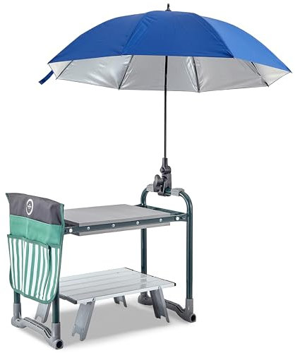 Garten-Kniesitz, Gartenbank, Gartenhocker, faltbarer Hocker mit Werkzeugtasche, EVA-Schaum-Pad, Outdoor, tragbar, Kniebank, Gartenarbeit, Geschenke für Damen und Herren