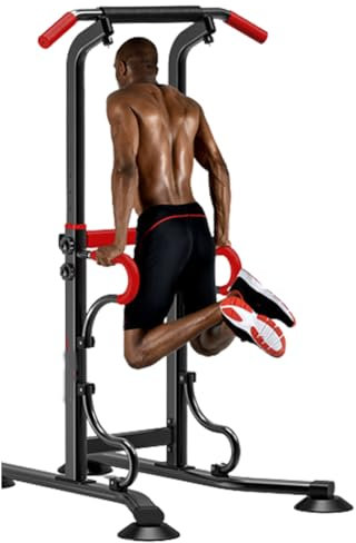 Multifunktions-Power Tower Up Bar Dip-Station für Heim-Fitnessstudio, Squat-Rack, verstellbares Workout, Krafttraining, Heimfitnessgeräte