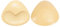 NATOSU 1 paire de coussinets de soutien-gorge auto-adhésifs amovibles push-up coussinets d'élargissement de poitrine pour bikini forme triangulaire