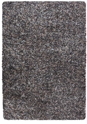 Hochflor Teppich Enrico rechteckig, Farbe: Taupe, Größe:240x340 cm
