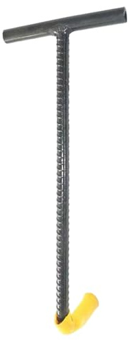 T Hook Manhole Hook Tool with Hoses Cover Sewer Drain Cover Lifting Key Cover Door Lifter Hook Manhole Cover Hook Manhole Hook Tool Small