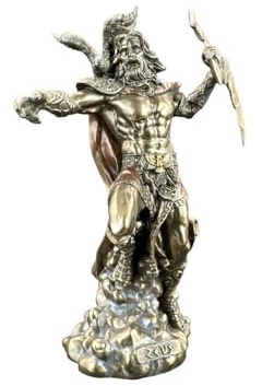 57 SPECIAL REPLICAS Skulptur Deko Figur GRIECHISCHER Gott Zeus, Vater DER GÖTTER, HERRSCHER des HIMMELS UND DER Erde Figur als Geschenk für Wohnzimmerdekoration Figuren Deko