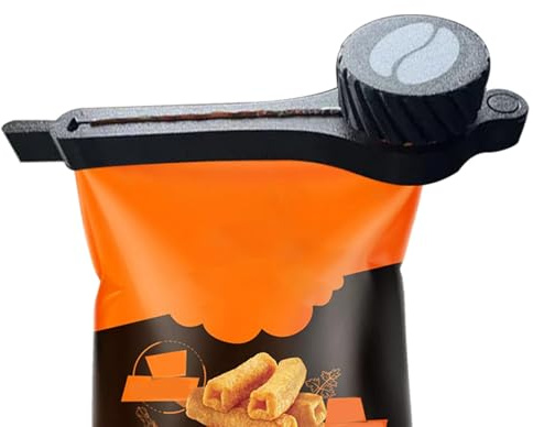 Clip de cierre de alimentos con boquilla | Clip multiusos para bolsas de café portátil, clip de cierre para bolsas de alimentos, para granos de café, té suelto, aperitivos